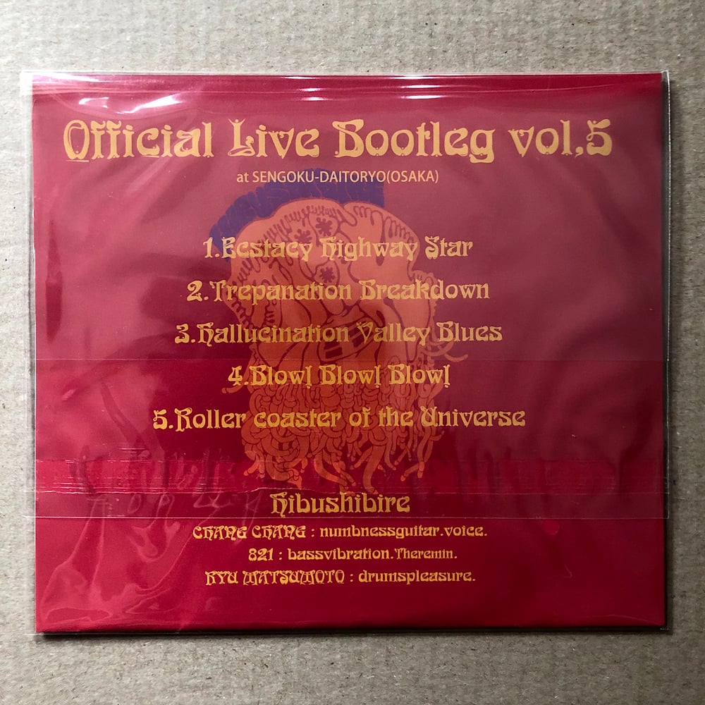 HIBUSHIBIRE 'Official Live Bootleg Vol 5' Japanese CD