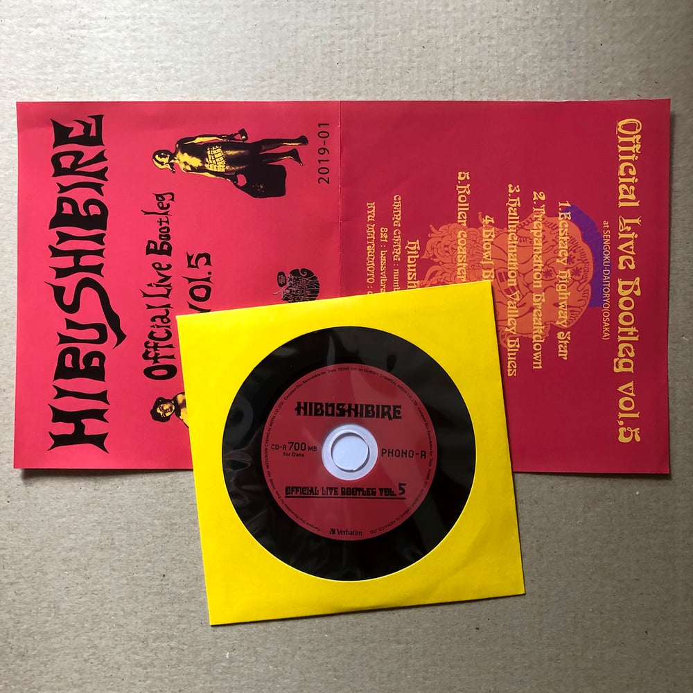 HIBUSHIBIRE 'Official Live Bootleg Vol 5' Japanese CD