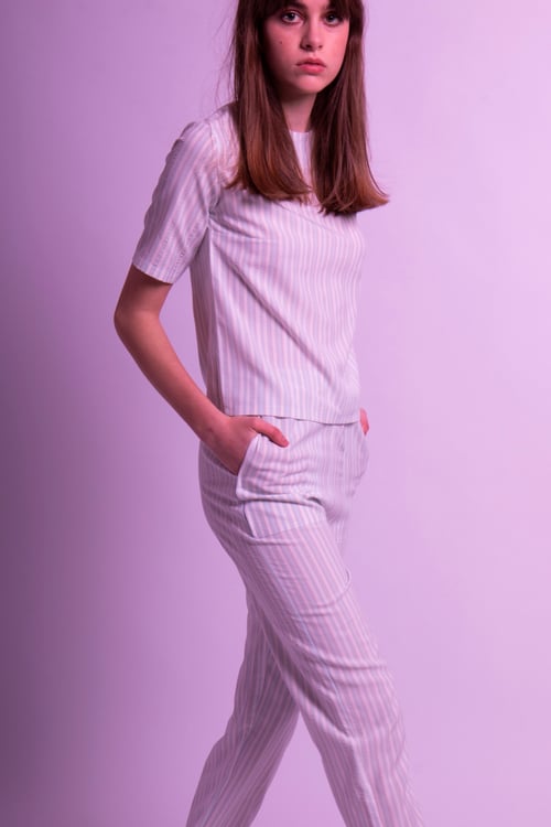 Image of Bay Top&Trouser set Blue