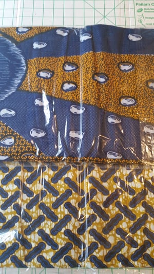 Image of African print dress with skirt