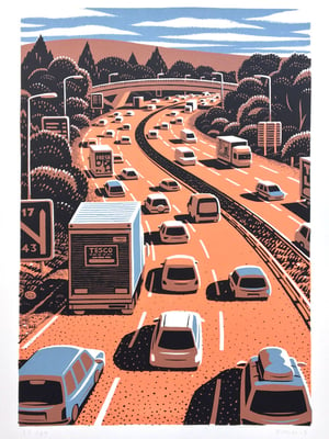 Image of Motorway Screen Print