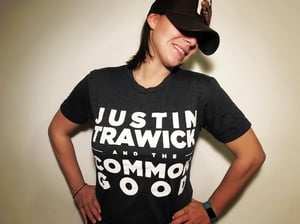 Image of Justin Trawick and The Common Good Band Shirt (Navy) 