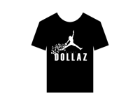 DOLLAZ LOGO TEE (BLACK)