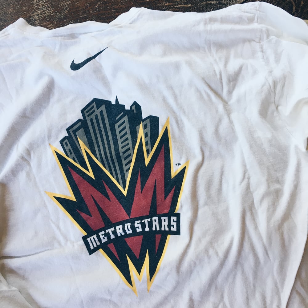 Image of Original Late 90’s Nike MLS NY Metrostars Tees.