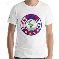Image 3 of LFS INTERNATIONAL SQUADRON LOGO ( DR / WHITE TEE )