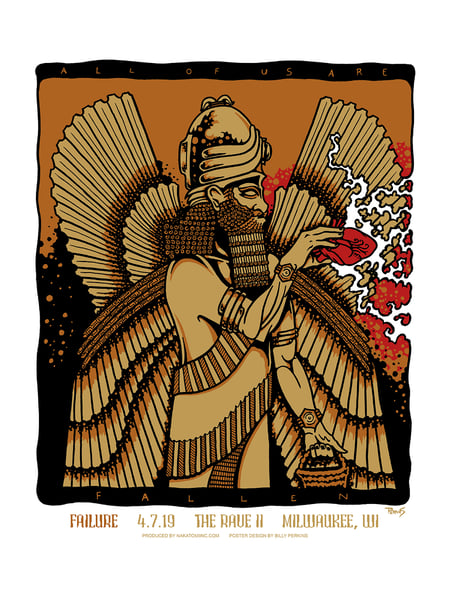 Image of Failure - Official gig poster or art print, Milwaukee 2019