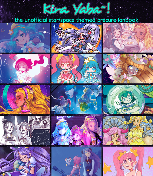 Image of PRE-ORDER - Kira Yaba~☆!: Unofficial Star/Space themed Precure Fanbook - BOOK ONLY