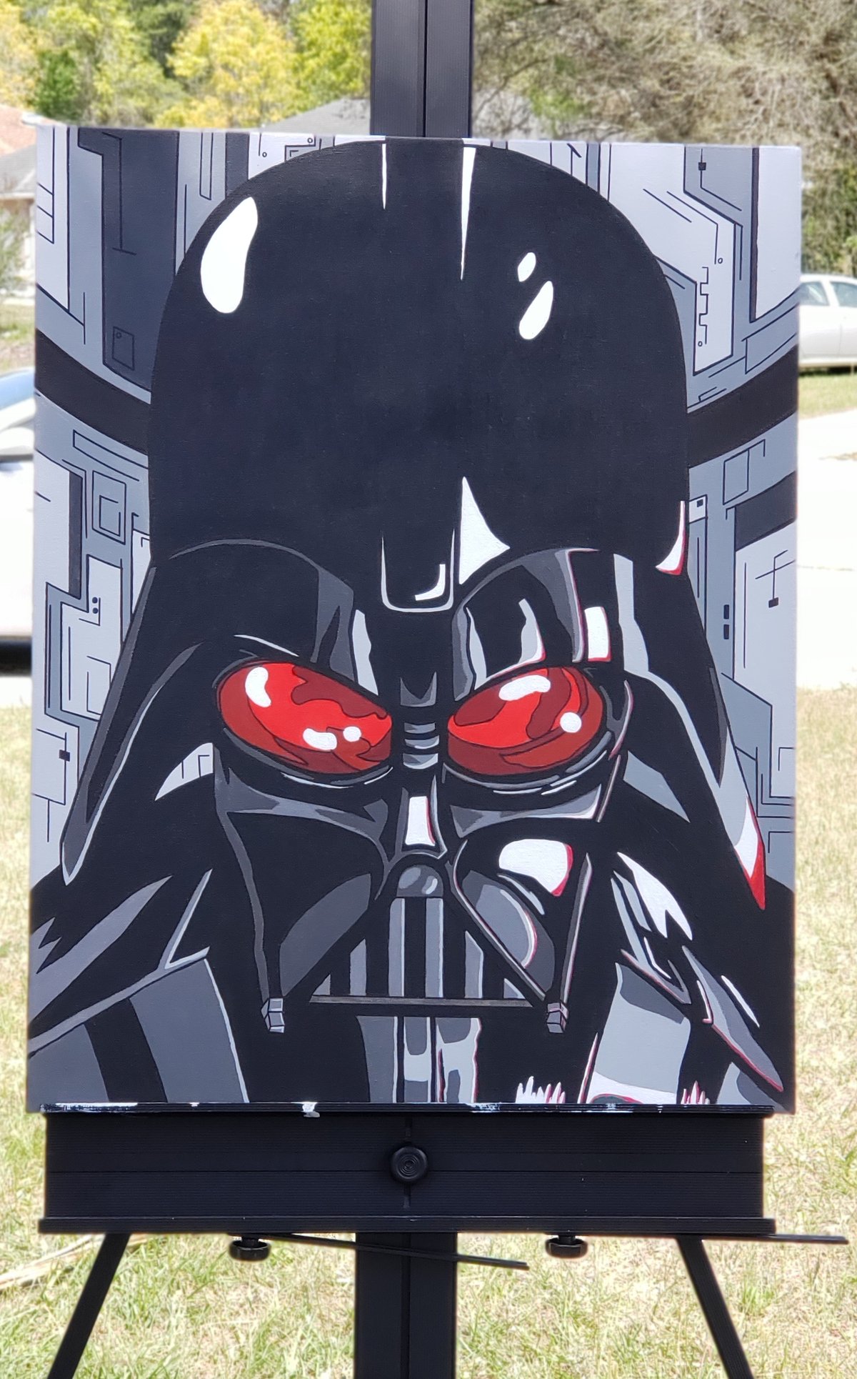 Image of 5x7 Print- Darth Vader Head Shot