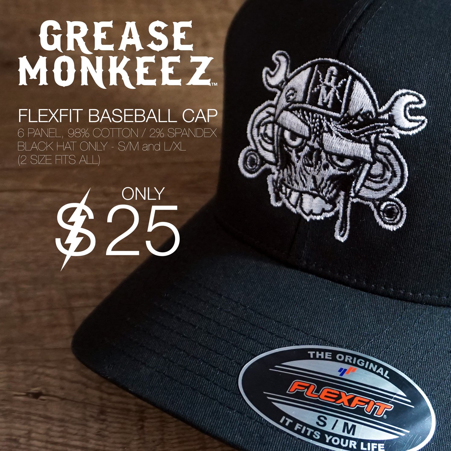 Image of Grease Monkeez - FLEXFIT HAT