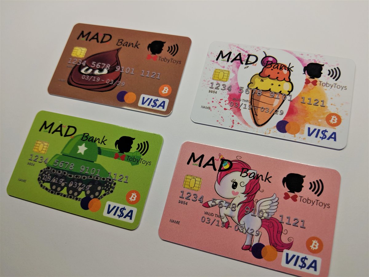 Bank Card For Kids Mad Bank Store Pocket Money Digitally Tobytoys