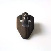Image 1 of Dinosaur Bone Sterling Silver Ring - Size 7.5