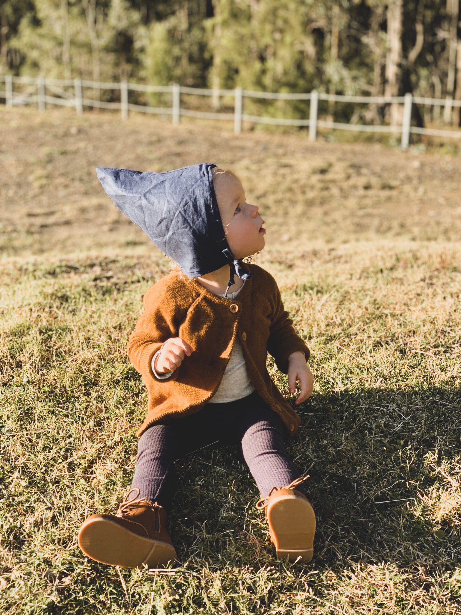 Image of Pixie Bonnet - Navy