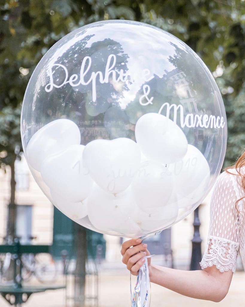 Image of Ballon Bubble Mariage