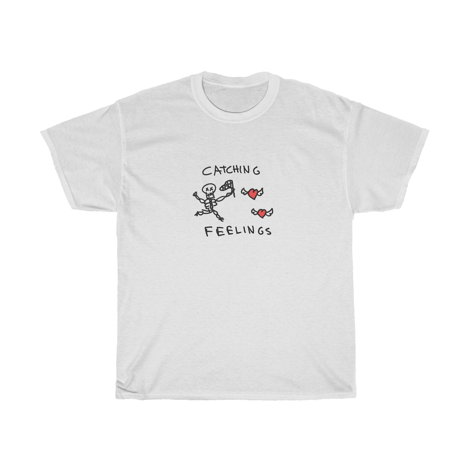 catching feelings tee - white 