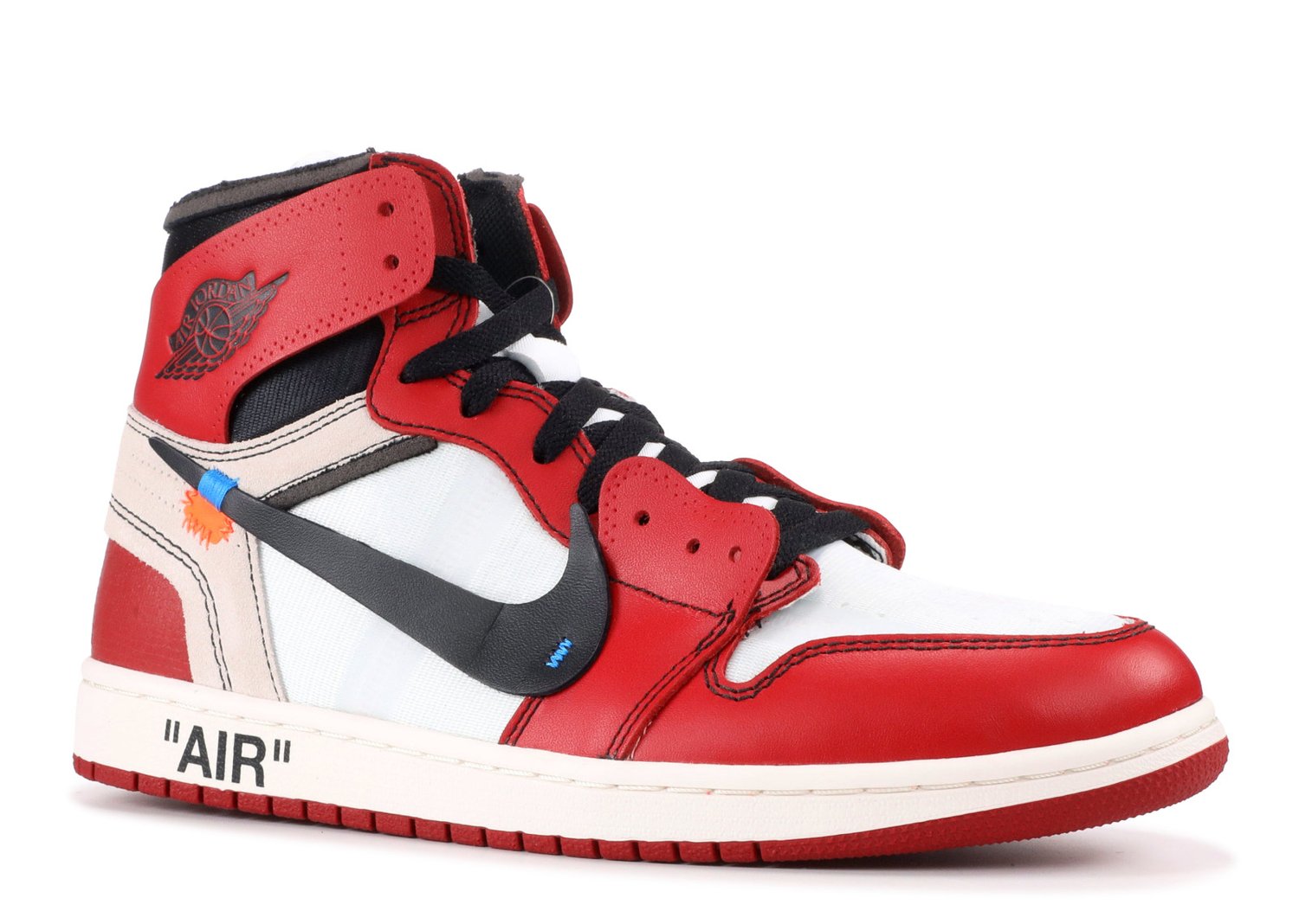 Image of Nike Retro Jordan 1 Off White "Chicago" Sz 10 