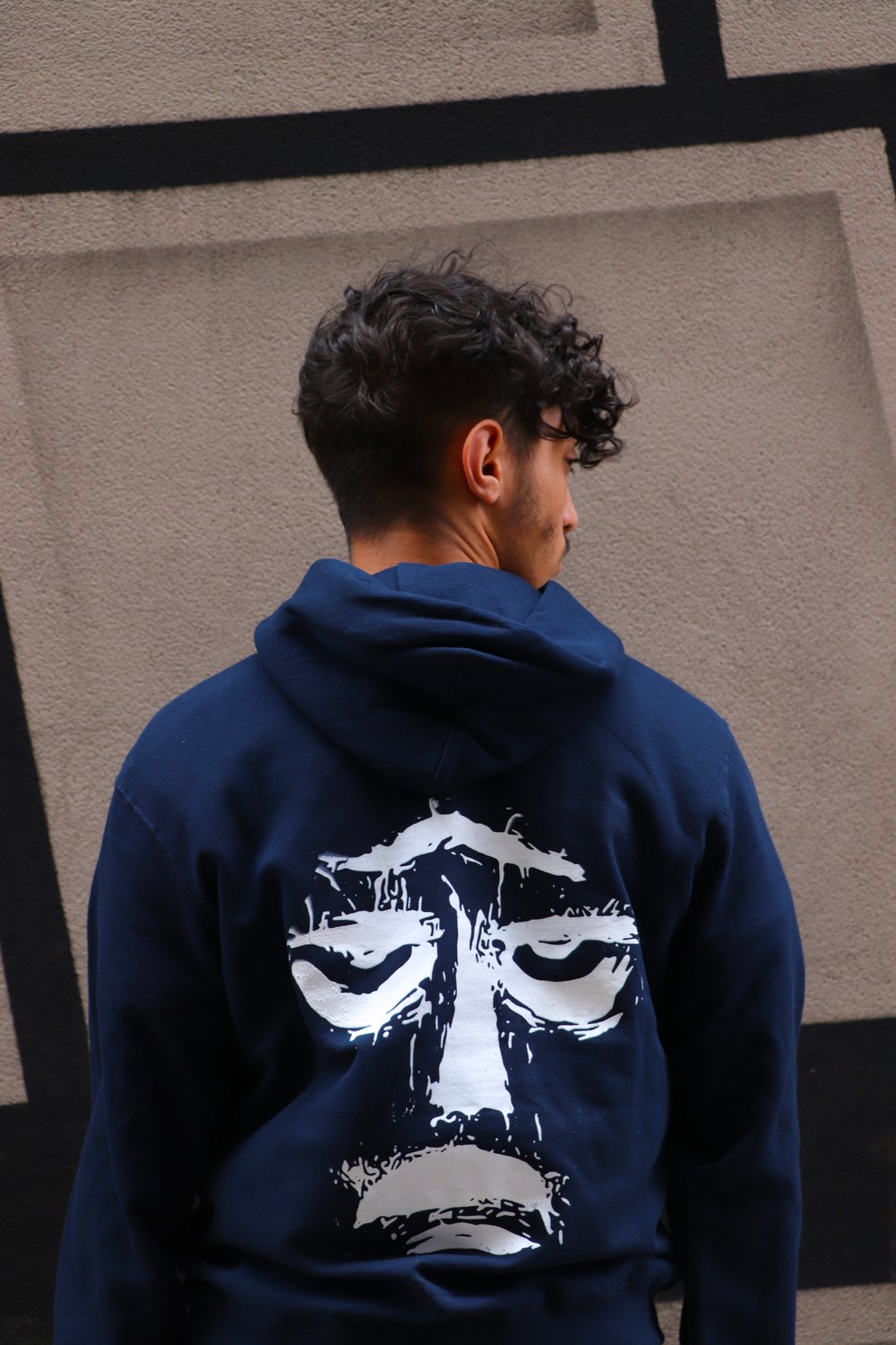 Image of Hoodie "Manjak" Bleu marine