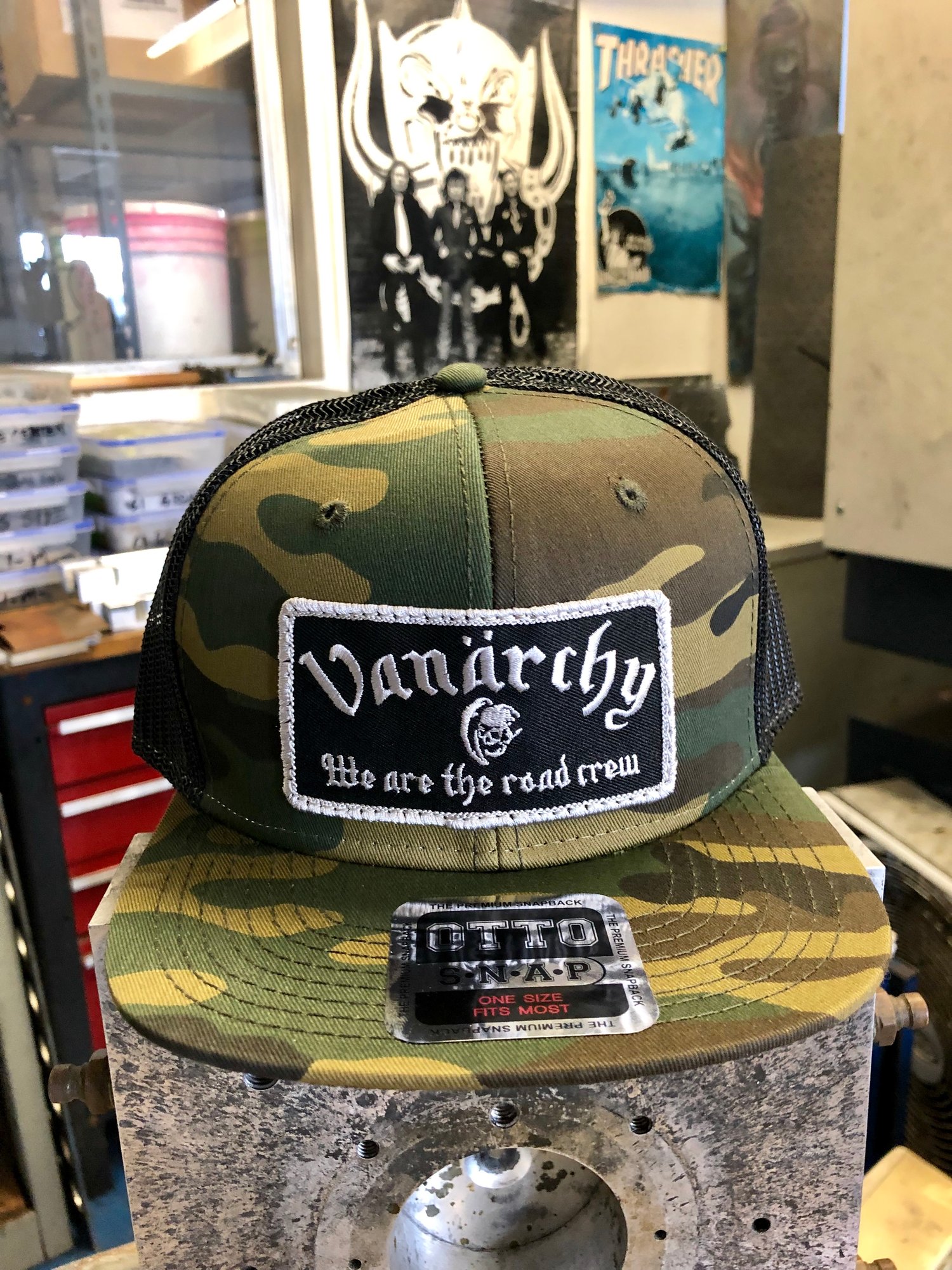 Image of Camo Road Crew Canvas Patched Hat