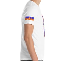 Image 5 of LFS INTERNATIONAL SQUADRON LOGO (KNICKS) WHITE TEE 