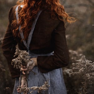 Image of GIZELLA Linen Apron Dress