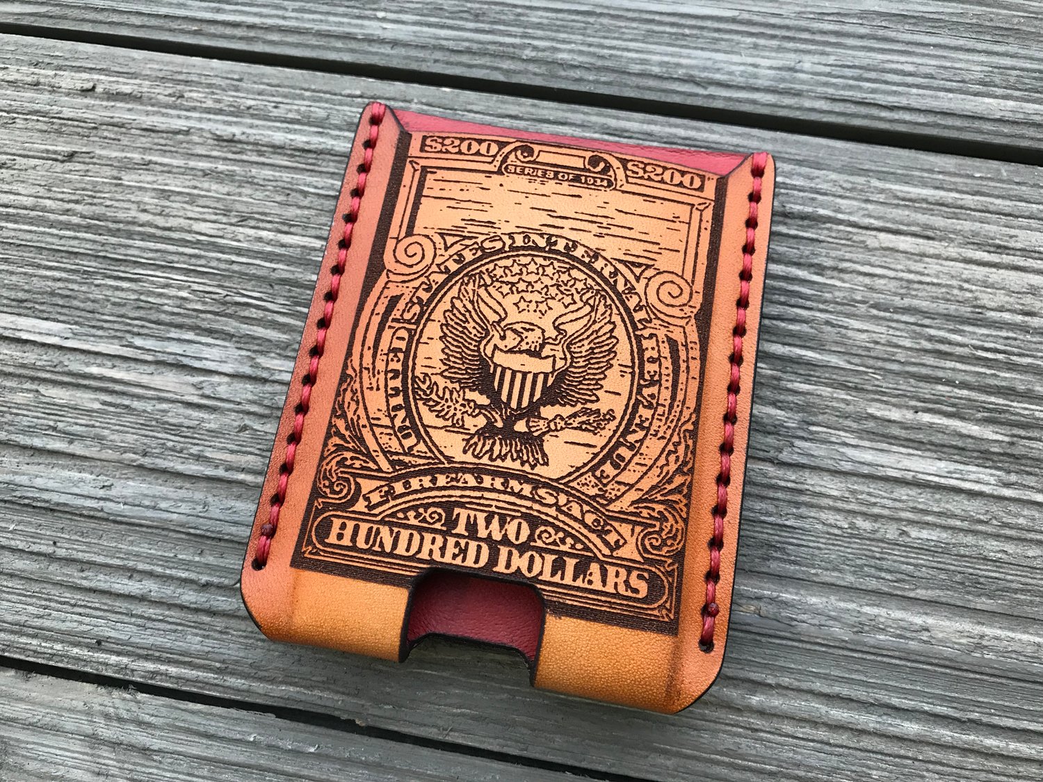 MacGregor Customs Leather Co Tax Stamp