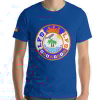 Image 2 of LFS INTERNATIONAL SQUADRON LOGO (KNICKS) ROYAL BLUE TEE