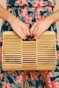 Image 3 of BARREL BAMBOO BAG!!