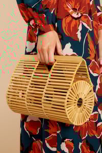 Image 1 of BARREL BAMBOO BAG!!