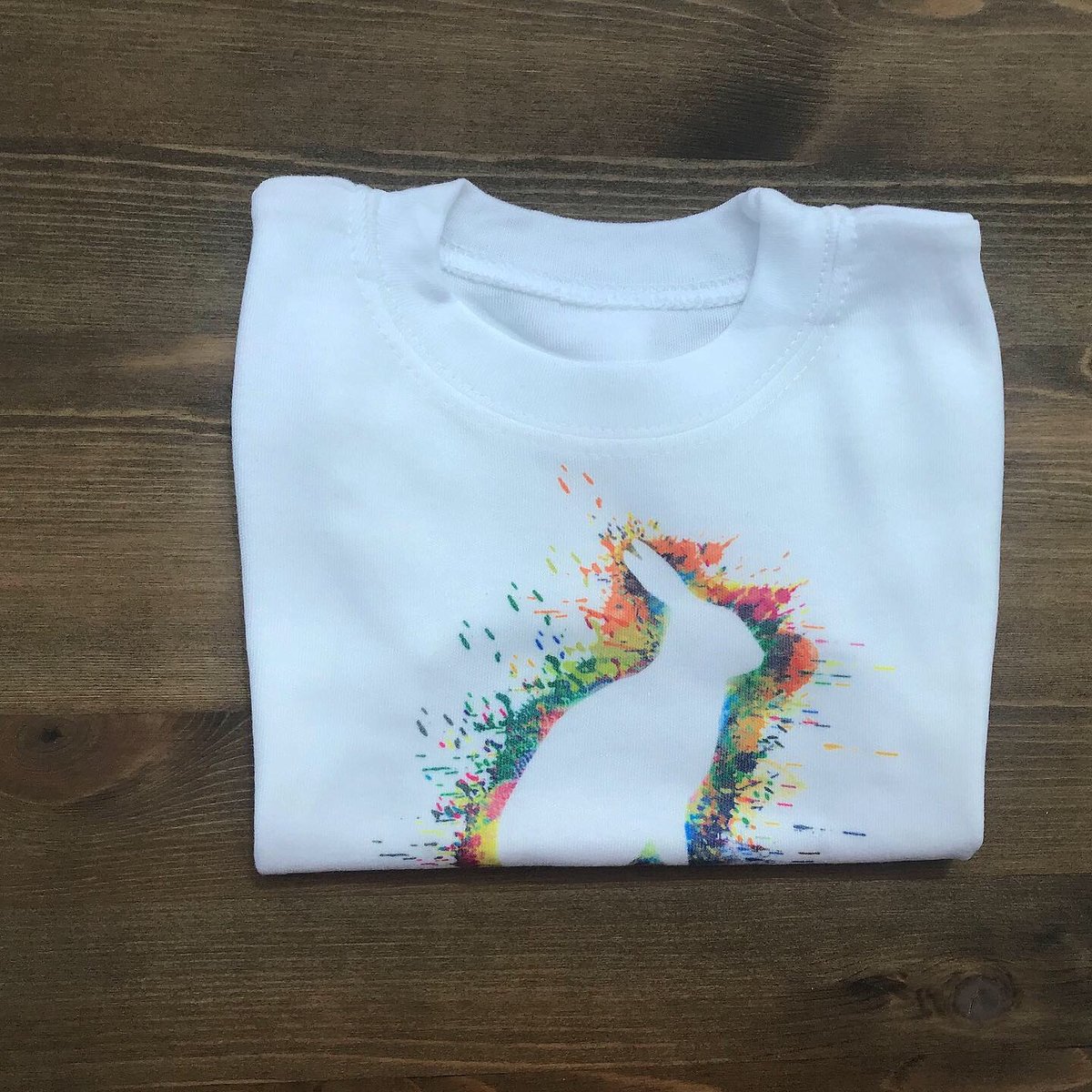 Image of Children’s Watercolour Rabbit Tee