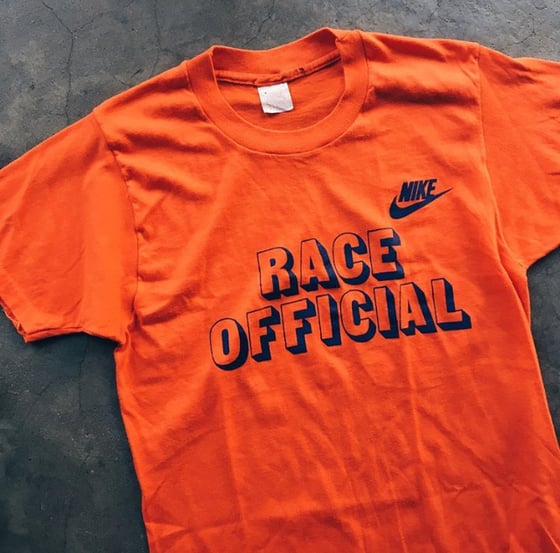 Image of Original Late 70’s Nike Raven Official Marathon Tee.