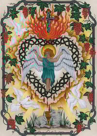 A2 Sacred Heart Print 
