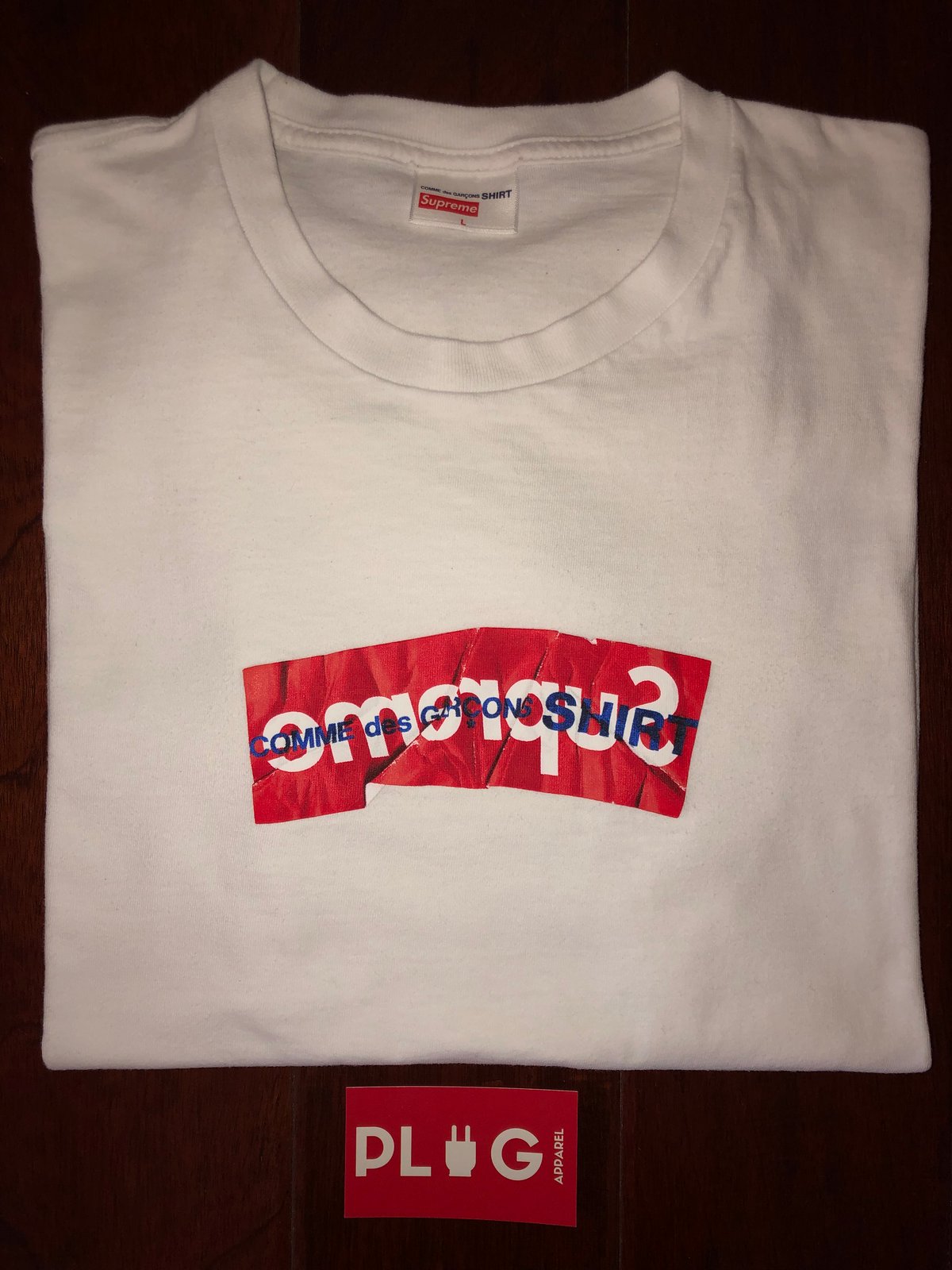 supreme comme des garcons sweatshirt