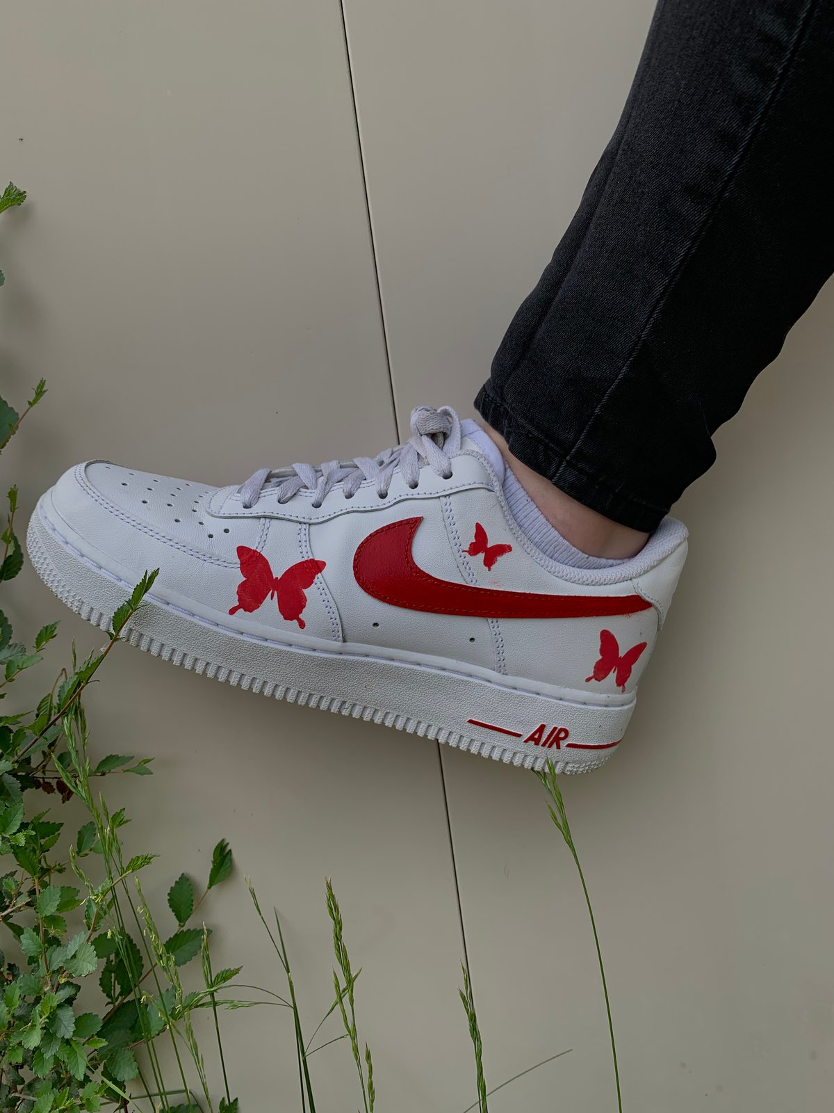 red butterfly af1