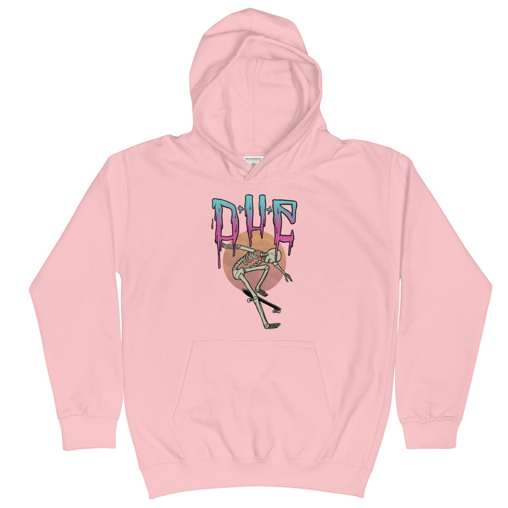 pink skate hoodie