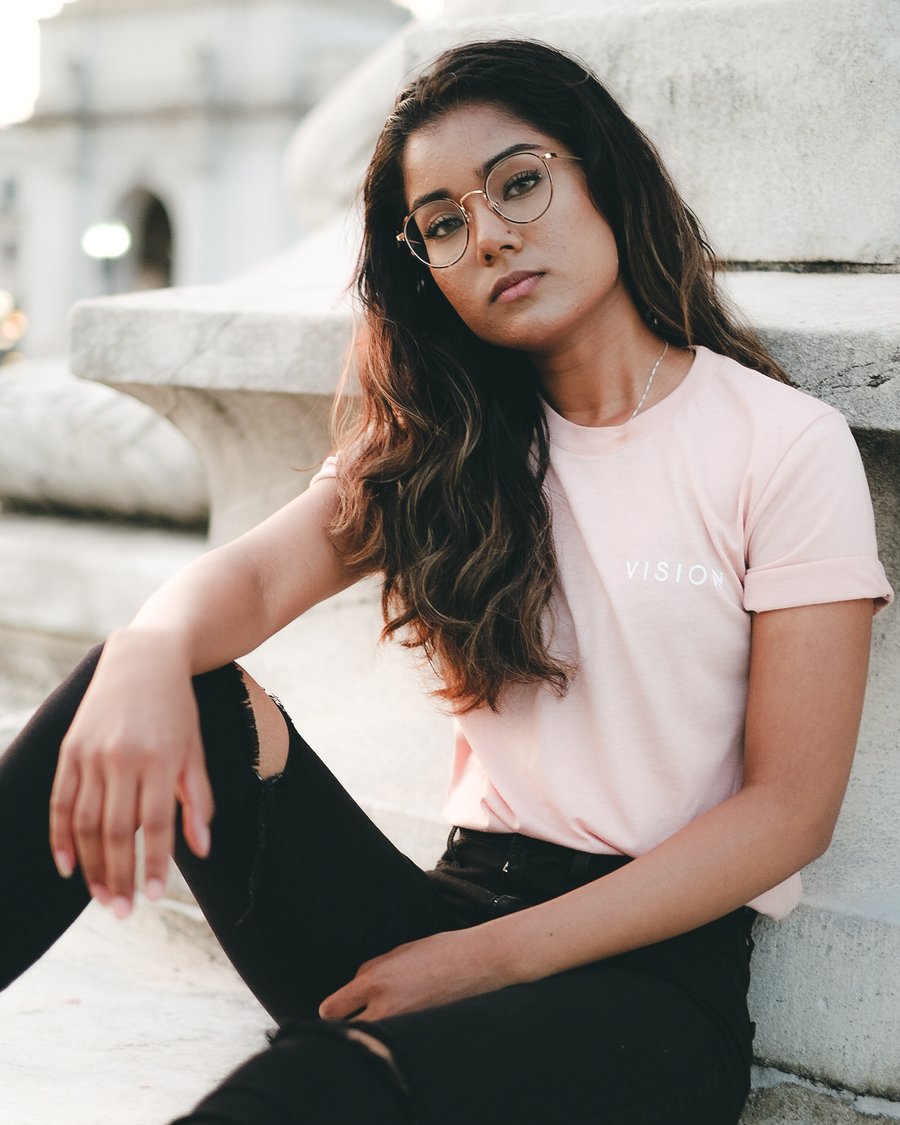 Image of PEACH “VISION” TEE