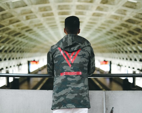 Image of CAMO “VISION” WINDBREAKER/RAIN JACKET