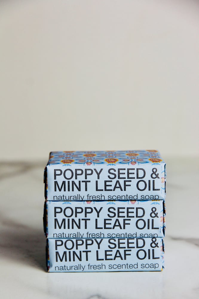 Image of Handmade Soap - Poppy Seed & Peppermint Oil