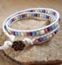 Czech Beaded Wrap Bracelet  Image 3