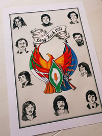 Image 1 of Long Kesh 1981 A3 Hunger Striker print. 