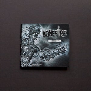 Image of CD - BONEFIRE "FADE & DECAY" 10 song Compact Disc 