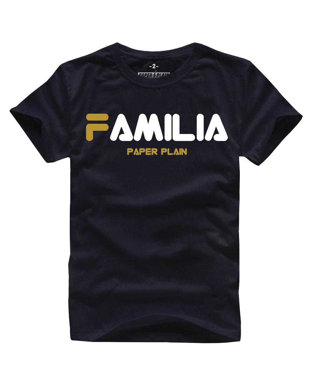FAMILIA TEE BLACK/GOLD FOIL