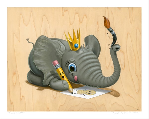 Image of "King Kreate" giclee