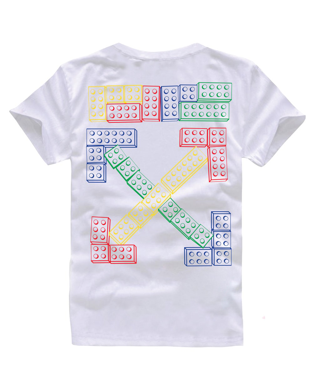 BUILDING BLOCKS TEE WHITE