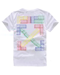 Image 1 of BUILDING BLOCKS TEE WHITE