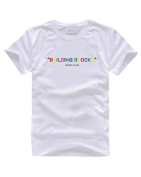 Image 2 of BUILDING BLOCKS TEE WHITE