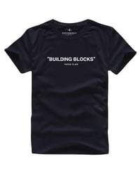 Image 2 of BUILDING BLOCKS TEE BLACK