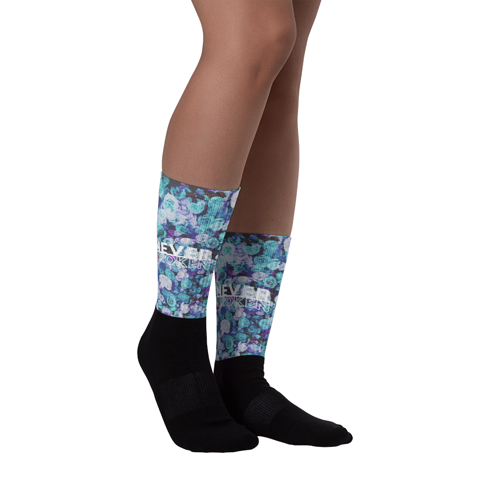 Image of Never Broken Multi-Rose Socks