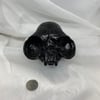 Black Persian Cat Skull Frame Corner