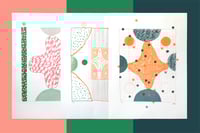 Image 1 of All three This on That 2 colour Risograph prints