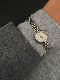 Image 3 of Beautiful Two Tone BULOVA Mother of Pearl Dial- New in BOX 