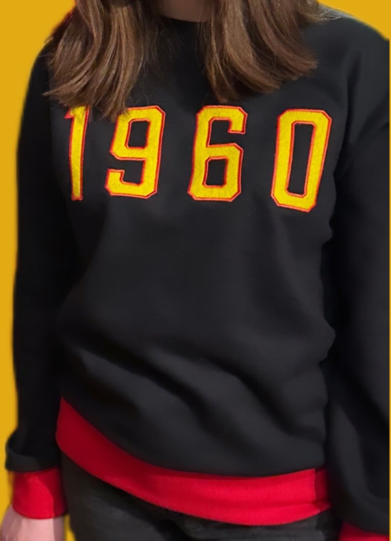Image of Vintage Felt Established KC Football Sweatshirt